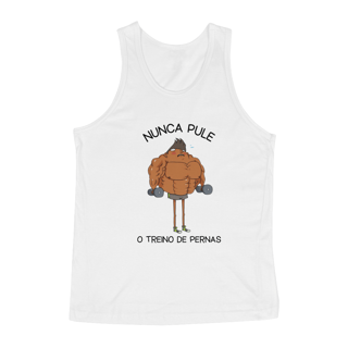 Regata nunca pule o treino de pernas