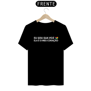 Nome do produto Camiseta Eu sou sua voz ela é meu coração(autista)