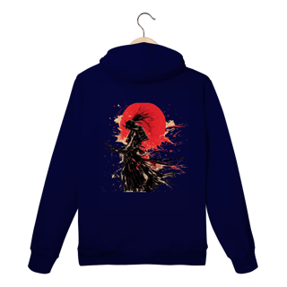 Nome do produto Moletom Canguru Samurai Arte Abstrata #1