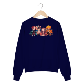 Nome do produto Moletom - Demon Slayer Chibi