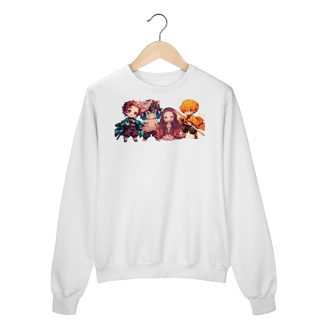 Nome do produto Moletom - Demon Slayer Chibi