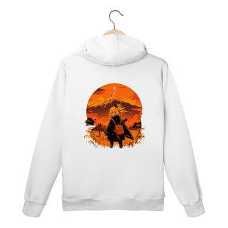 Moletom Canguru Arte Japonesa – Pôr do Sol no Caminho
