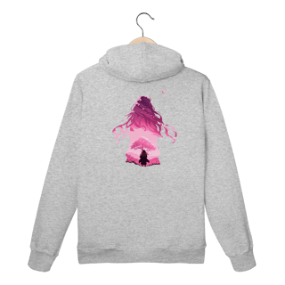 Nome do produto Moletom Canguru Nezuko Kamado – Demon Slayer | Edição Sakura