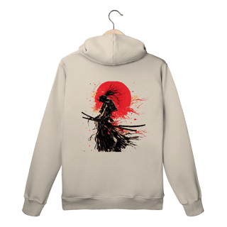 Nome do produto Moletom Canguru Samurai Arte Abstrata #1