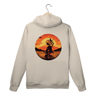 Nome do produto Moletom Canguru “Crepúsculo do Guerreiro” – Samurai & Gato