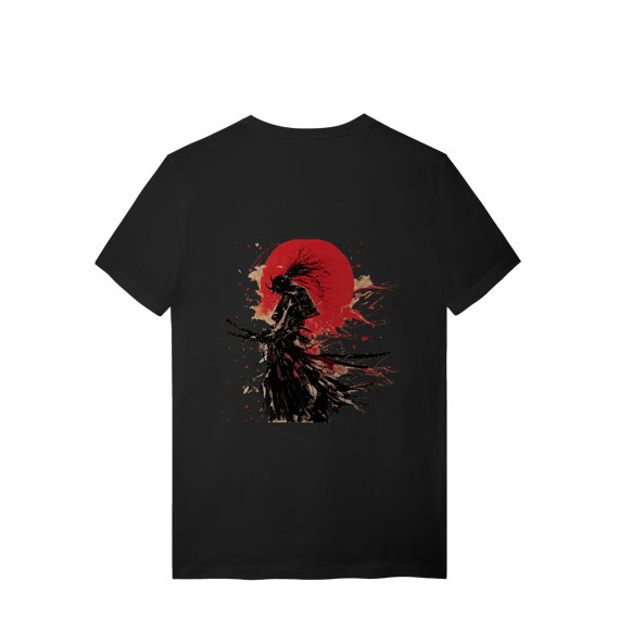 Camiseta Samurai Arte Abstrata #1