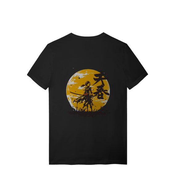Camiseta “Luar do Ronin” – Estilo Samurai Dark