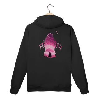 Nome do produto Moletom Canguru Nezuko Kamado – Demon Slayer | Edição Sakura