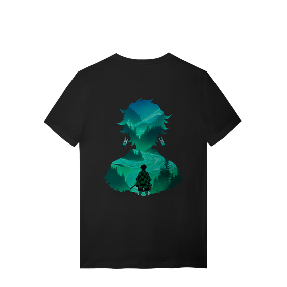 Camiseta Tanjiro Kamado – Demon Slayer | Força, Empatia e Superação
