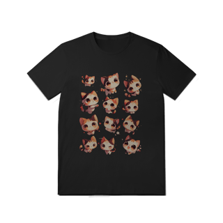 Camiseta Gatinhos Kawaii – Doçura em cada ponto!