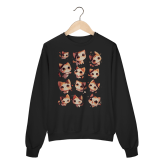 Moletom Gatinhos Kawaii – Doçura em cada ponto!