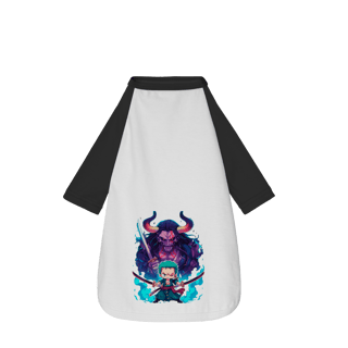 Camiseta Pet – Zoro Asura Chibi Edition