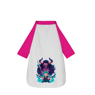 Nome do produto Camiseta Pet – Zoro Asura Chibi Edition