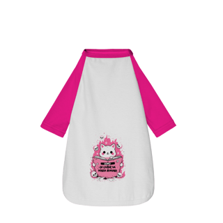 Nome do produto Camiseta Pet - “Como se livrar da minha humana”