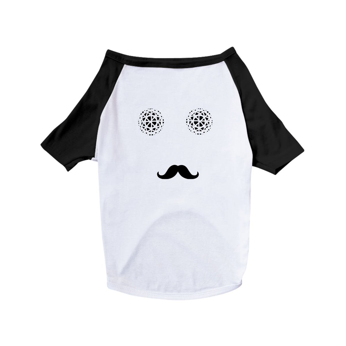 Nome do produto: camisa lisa com estampa bigode 