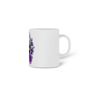 Nome do produto Caneca simples Caveira Violeta