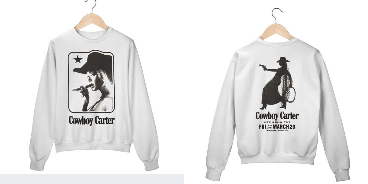 Nome do produto: BEYONCÉ - COWBOY CARTER MOLETOM