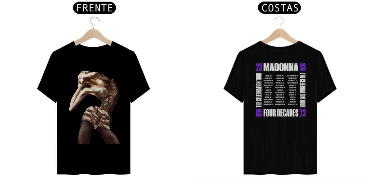 Nome do produto: MADONNA CELEBRATION TOUR
