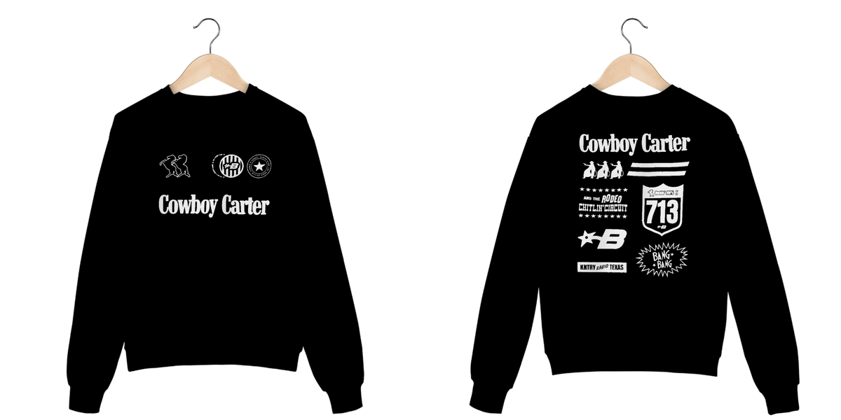 Nome do produto: BEYONCÉ - COWBOY CARTER MOLETOM