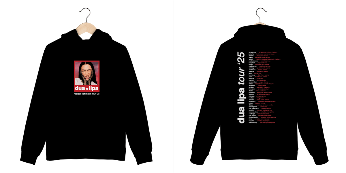 Nome do produto: DUA LIPA - RADICAL OPTIMISM TOUR