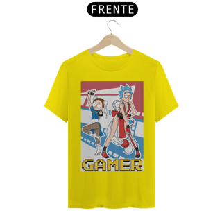 Nome do produto Camiseta unissex - Rick and Morty - Street Fighter
