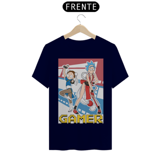 Nome do produto Camiseta unissex - Rick and Morty - Street Fighter