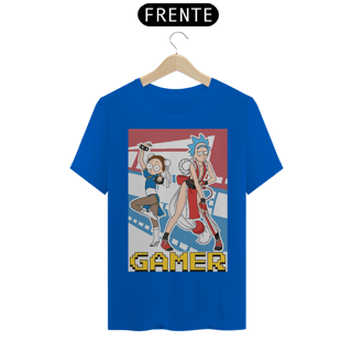 Nome do produto Camiseta unissex - Rick and Morty - Street Fighter