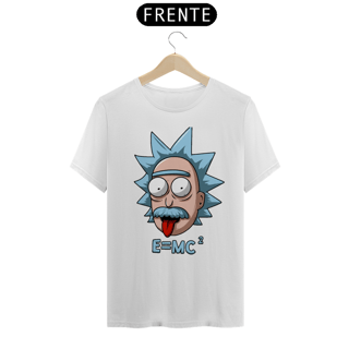 Nome do produto Camiseta unissex - Rick and Morty - Einstein
