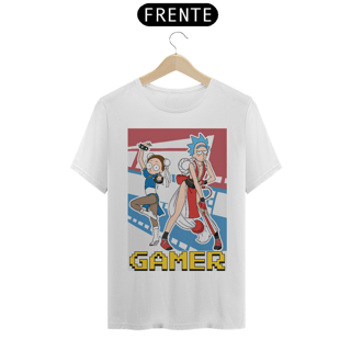 Nome do produto Camiseta unissex - Rick and Morty - Street Fighter