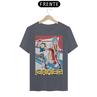 Nome do produto Camiseta unissex - Rick and Morty - Street Fighter