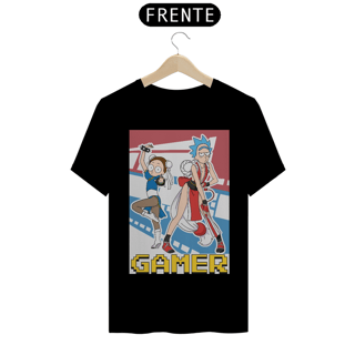 Camiseta unissex - Rick and Morty - Street Fighter