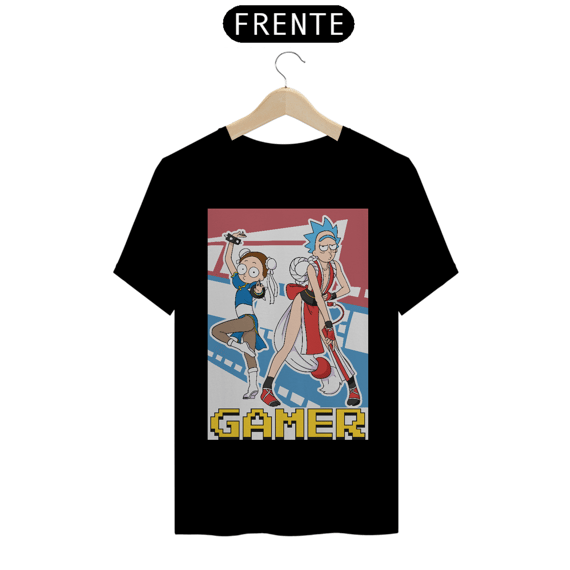 Camiseta unissex - Rick and Morty - Street Fighter