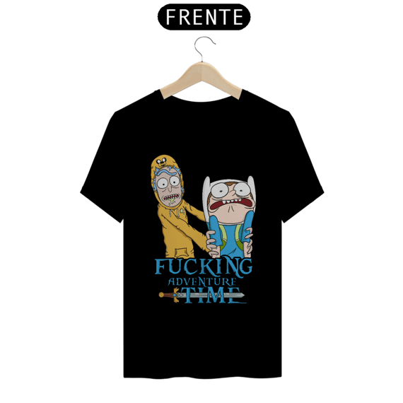 Camiseta unissex - Rick and Morty - Adventure Time