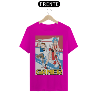 Nome do produto Camiseta unissex - Rick and Morty - Street Fighter