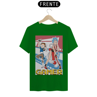 Nome do produto Camiseta unissex - Rick and Morty - Street Fighter