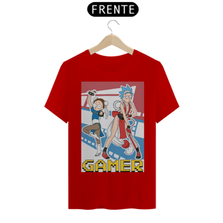 Nome do produto Camiseta unissex - Rick and Morty - Street Fighter