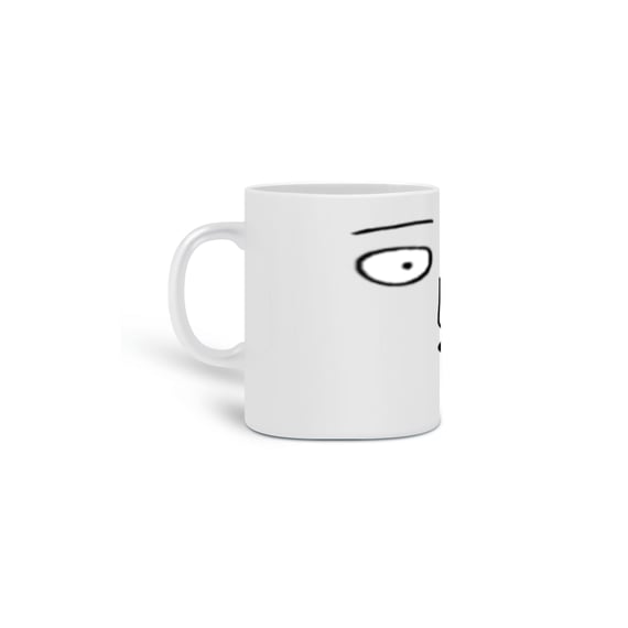 Caneca com o rosto do saitama