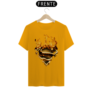 Nome do produto Camiseta T-Shirt Classic Unissex / Logo Fire Super-Homem