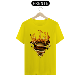 Nome do produto Camiseta T-Shirt Classic Unissex / Logo Fire Super-Homem
