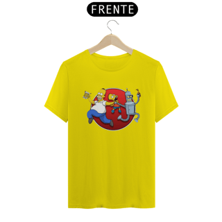 Nome do produto Camiseta T-Shirt Classic Unissex / Bender, Homer e Bart