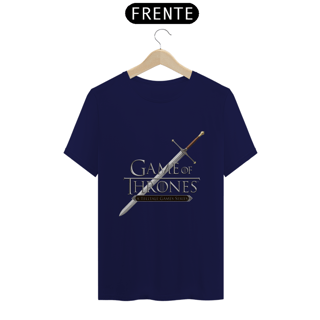 Nome do produto Camiseta T-Shirt Classic Unissex / Game Of Thrones Logo E A Espada