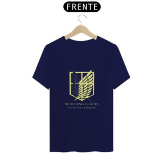 Nome do produto Camiseta T-Shirt Classic Unissex / Attack On Titan Scouting Legion