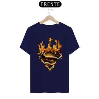 Nome do produto Camiseta T-Shirt Classic Unissex / Logo Fire Super-Homem
