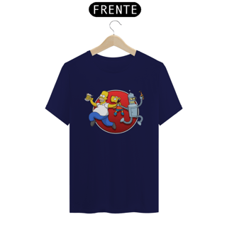 Nome do produto Camiseta T-Shirt Classic Unissex / Bender, Homer e Bart