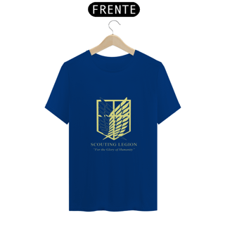 Nome do produto Camiseta T-Shirt Classic Unissex / Attack On Titan Scouting Legion