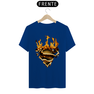 Nome do produto Camiseta T-Shirt Classic Unissex / Logo Fire Super-Homem