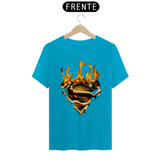 Nome do produto Camiseta T-Shirt Classic Unissex / Logo Fire Super-Homem