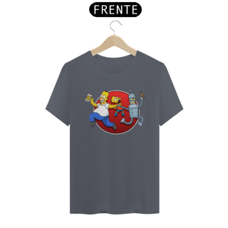 Nome do produto Camiseta T-Shirt Classic Unissex / Bender, Homer e Bart