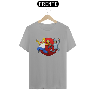 Nome do produto Camiseta T-Shirt Classic Unissex / Bender, Homer e Bart