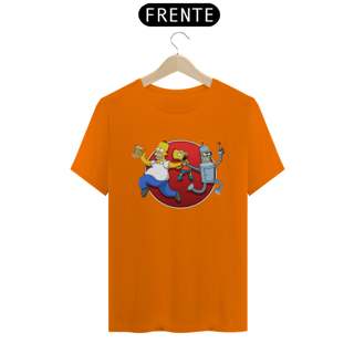 Nome do produto Camiseta T-Shirt Classic Unissex / Bender, Homer e Bart